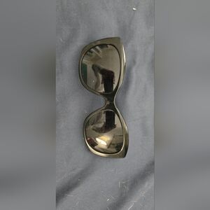 Burberry Polarized Black Oversized Sunglasses